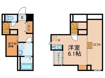 間取図 ＣＢ久留米カーラ