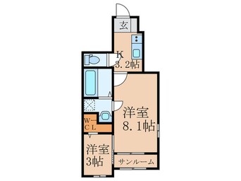 間取図 グレイス菰田東