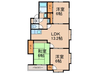 間取図 メモリ－伯水