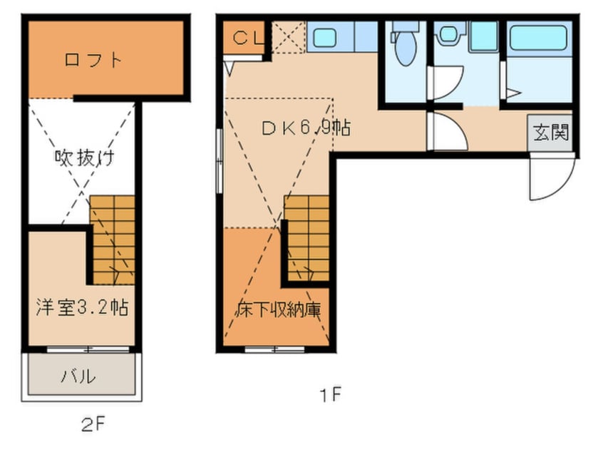 間取図 ポラリス西新