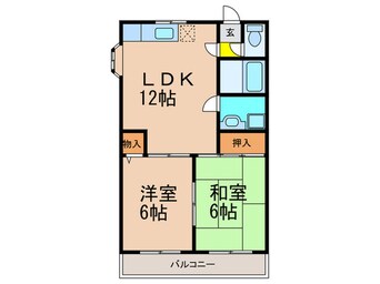 間取図 ﾚｼﾞﾃﾞﾝｽやすの