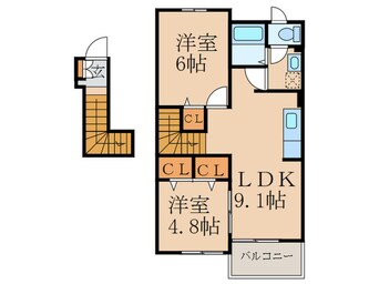 間取図 ヴィラ・弥生桜 Ａ棟