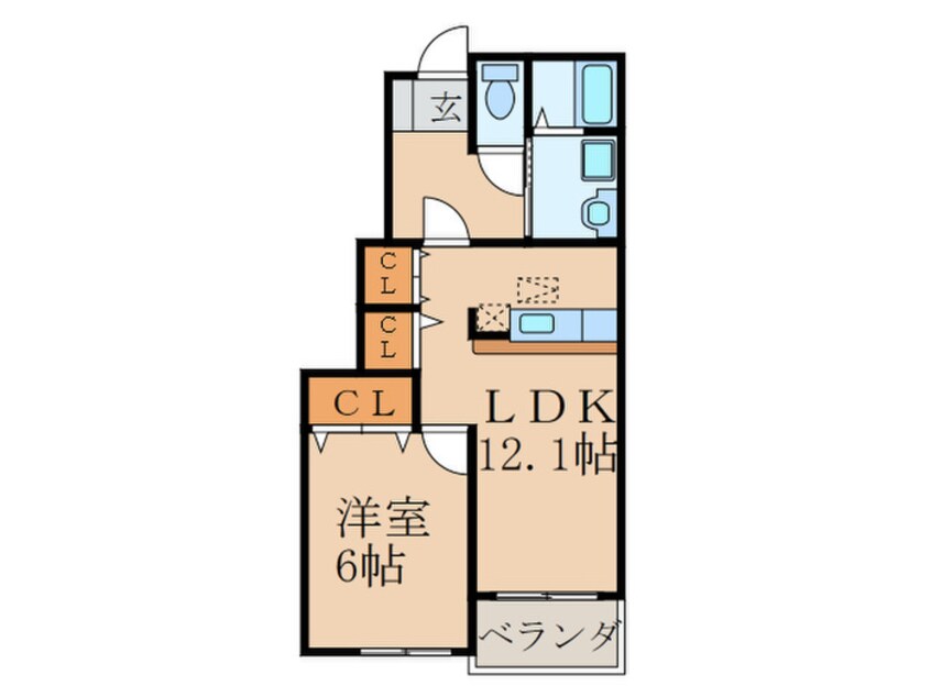 間取図 ヴィラ・弥生桜 Ｄ棟