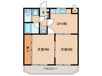 間取図 ハイム華