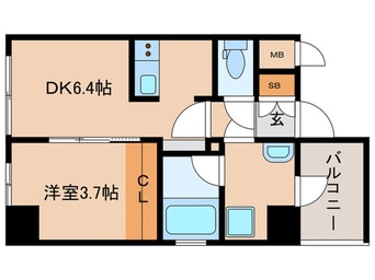 間取図 ノヴェル堀江町
