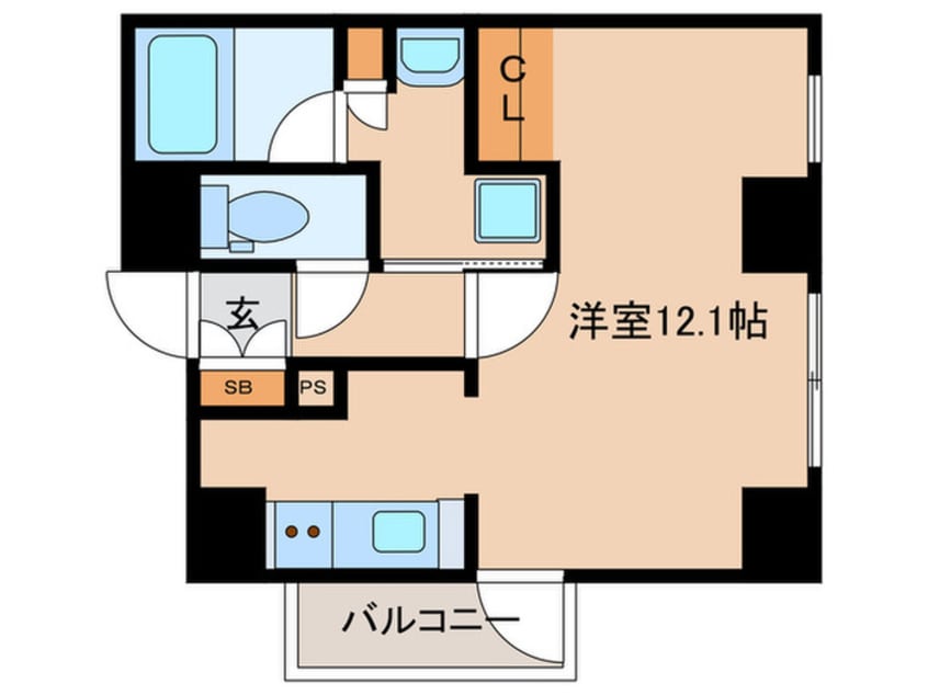 間取図 ノヴェル堀江町