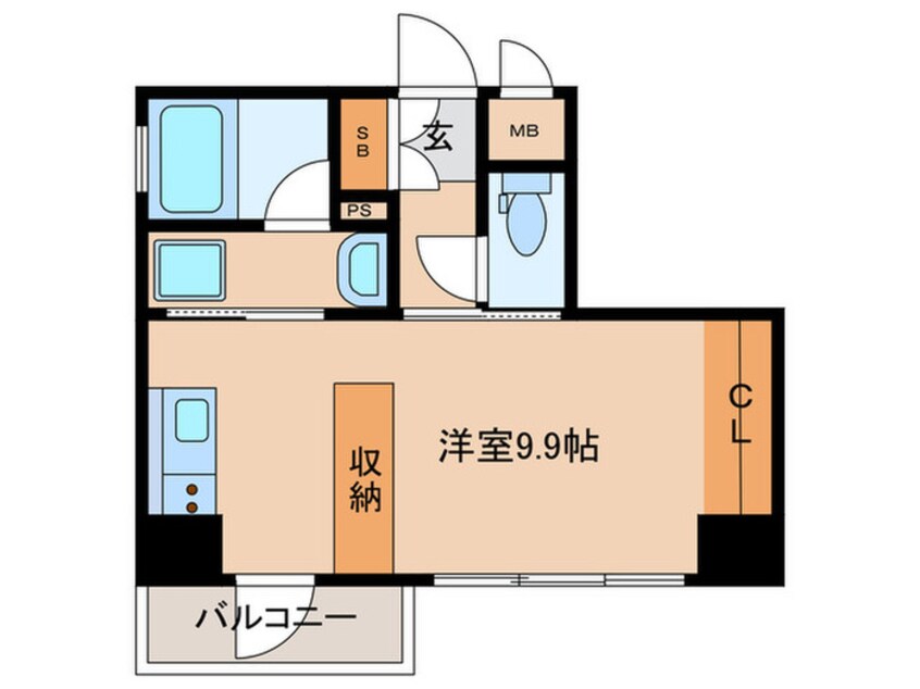 間取図 ノヴェル堀江町
