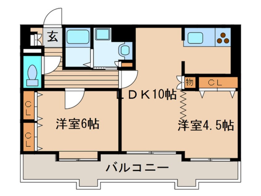 間取図 ニューサンリバー１１番館