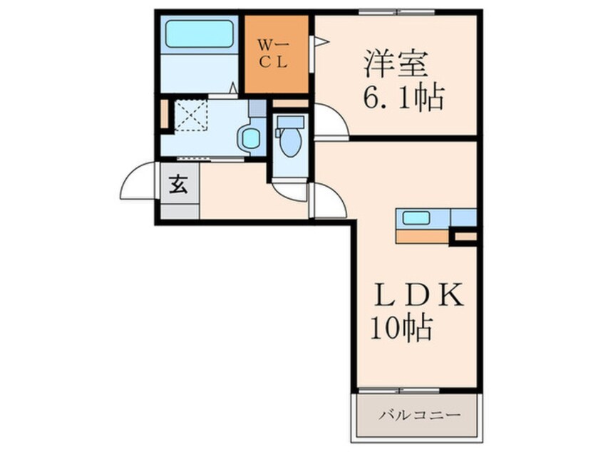 間取図 サニー　イースト