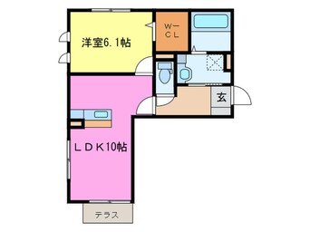 間取図 サニー　イースト