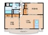 プロスペリティＭ 2LDKの間取り