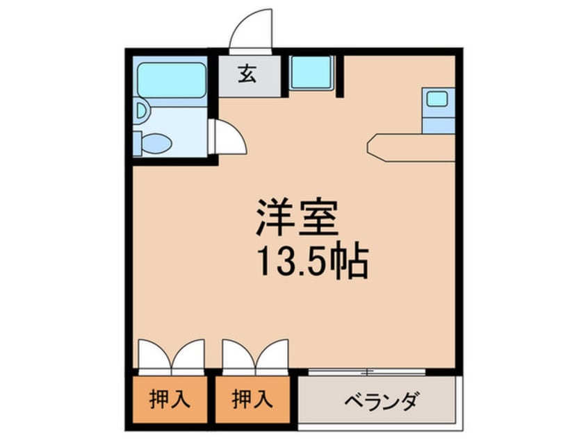 間取図 ジョグ六ツ門南