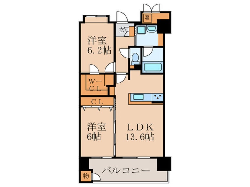 間取図 ニューガイア飯塚北