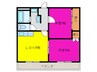 エステ－トピア 2LDKの間取り