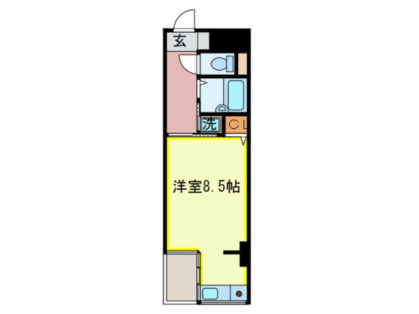 間取図 ピポットコート今池