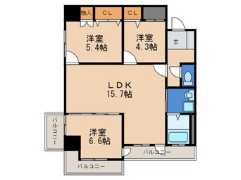 間取図 ピポットコート今池