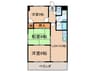 スカール上上津役 3LDKの間取り