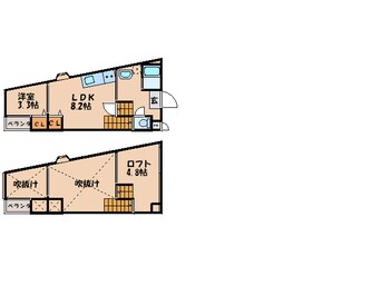 間取図 アーバンテラス吉塚