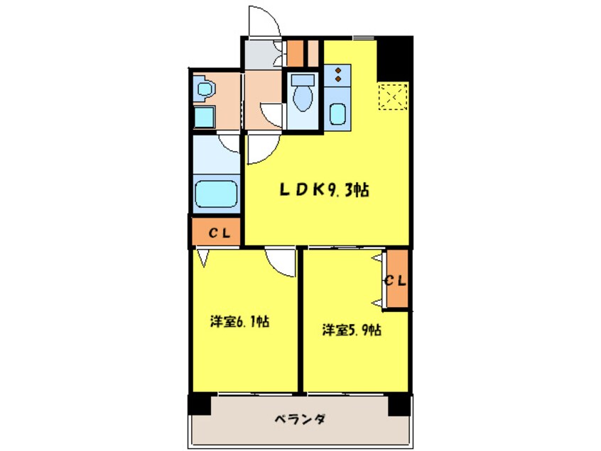 間取図 コンダクト福岡東