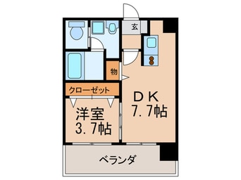 間取図 コンダクト福岡東