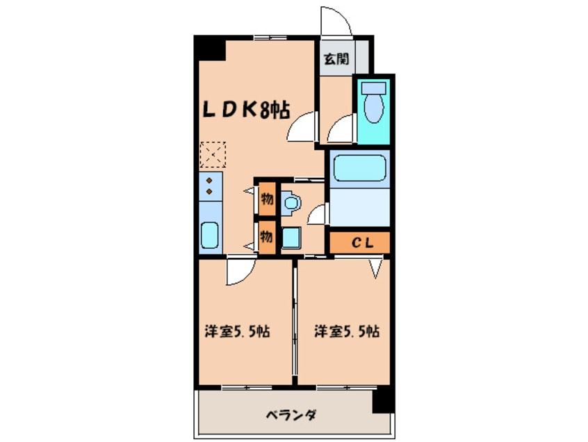 間取図 コンダクト福岡東