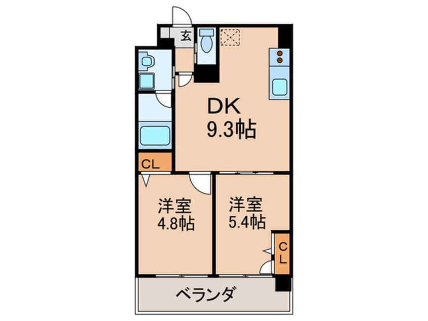 間取図 コンダクト福岡東