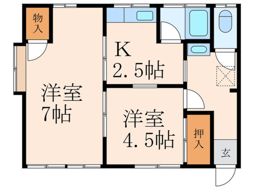 間取図 あおばハイツ