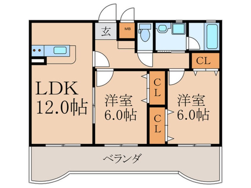 間取図 アルゴヴィラージュ嵐山