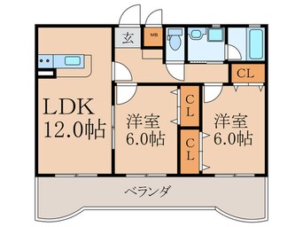 間取図 アルゴヴィラージュ嵐山