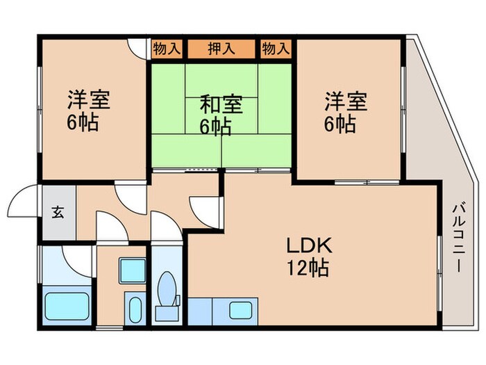 間取り図 第１梶原ハイツ