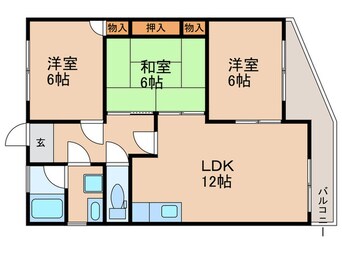 間取図 第１梶原ハイツ