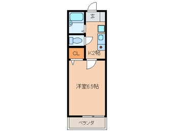 間取図 セジュールオン室見