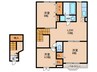 クレストール見次Ａ 3LDKの間取り