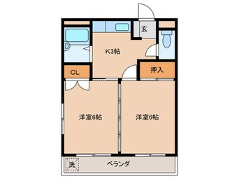 間取図 シャリエ飯倉