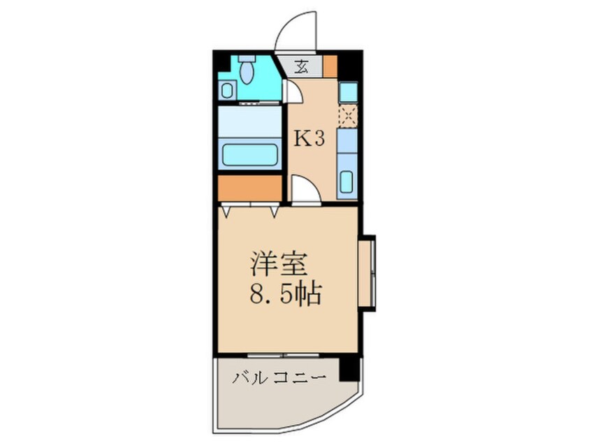 間取図 ベルガ北方