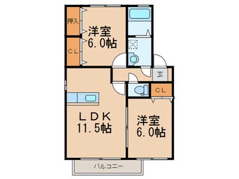 間取図 プロスタンスＣ棟