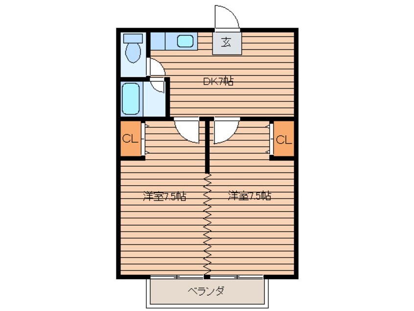 間取図 ジェミニ春日原