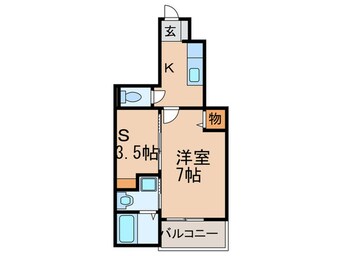 間取図 グランペレ・ヤマガタⅡ