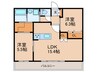 エンクレスト博多EXCEED（1408） 2LDKの間取り