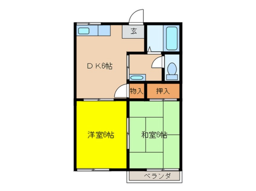 間取図 スト－クハイツＳ