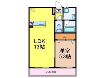 間取図 エクセラン高宮