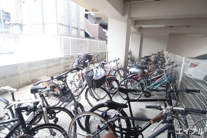 駐輪場 エクセラン高宮