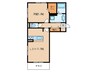 D-room東光寺 1LDKの間取り