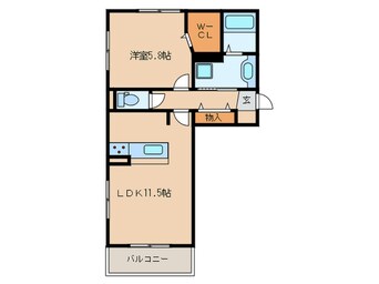 間取図 D-room東光寺