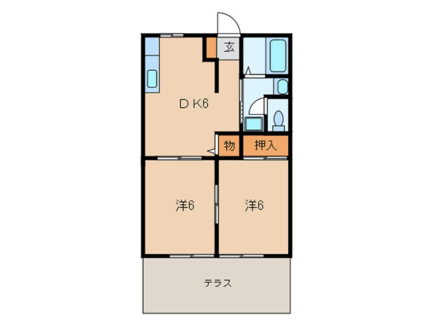 間取図 ビィヴレ公園通り