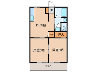 間取図 ビィヴレ公園通り