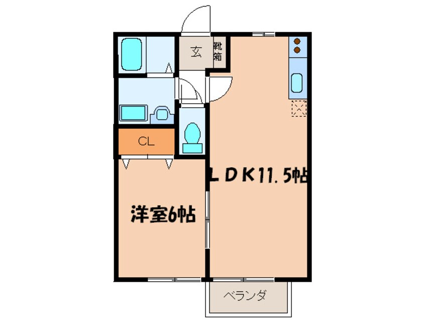 間取図 アンプル－ルＢ棟