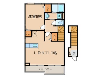 間取図 クレメントマタノ