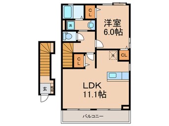 間取図 クレメントマタノ