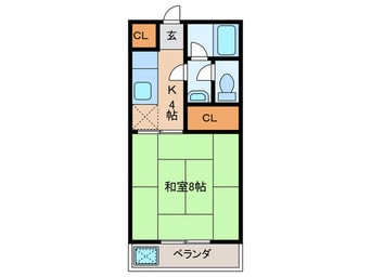 間取図 コーポ田中